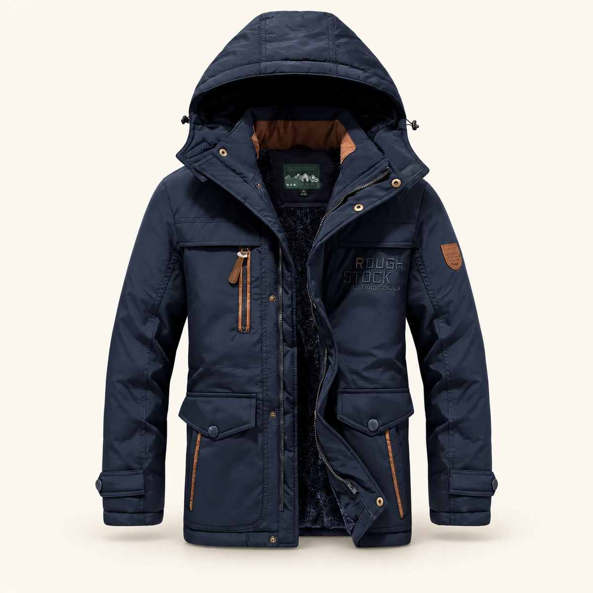Spruce Insulated Winter Jacket with Hood, view 1