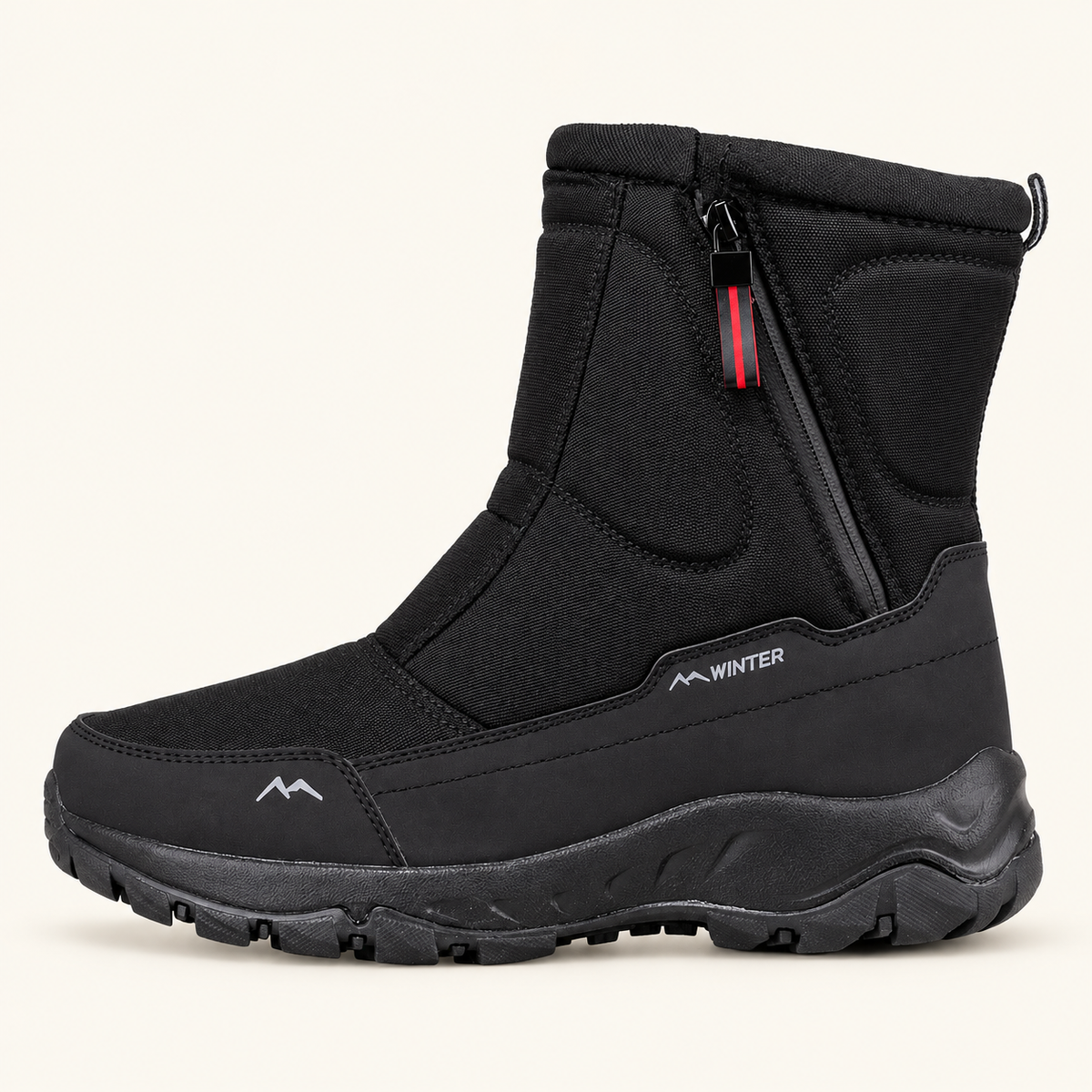 Snowdrift Insulated Winter Boots, Side Zip, view 4